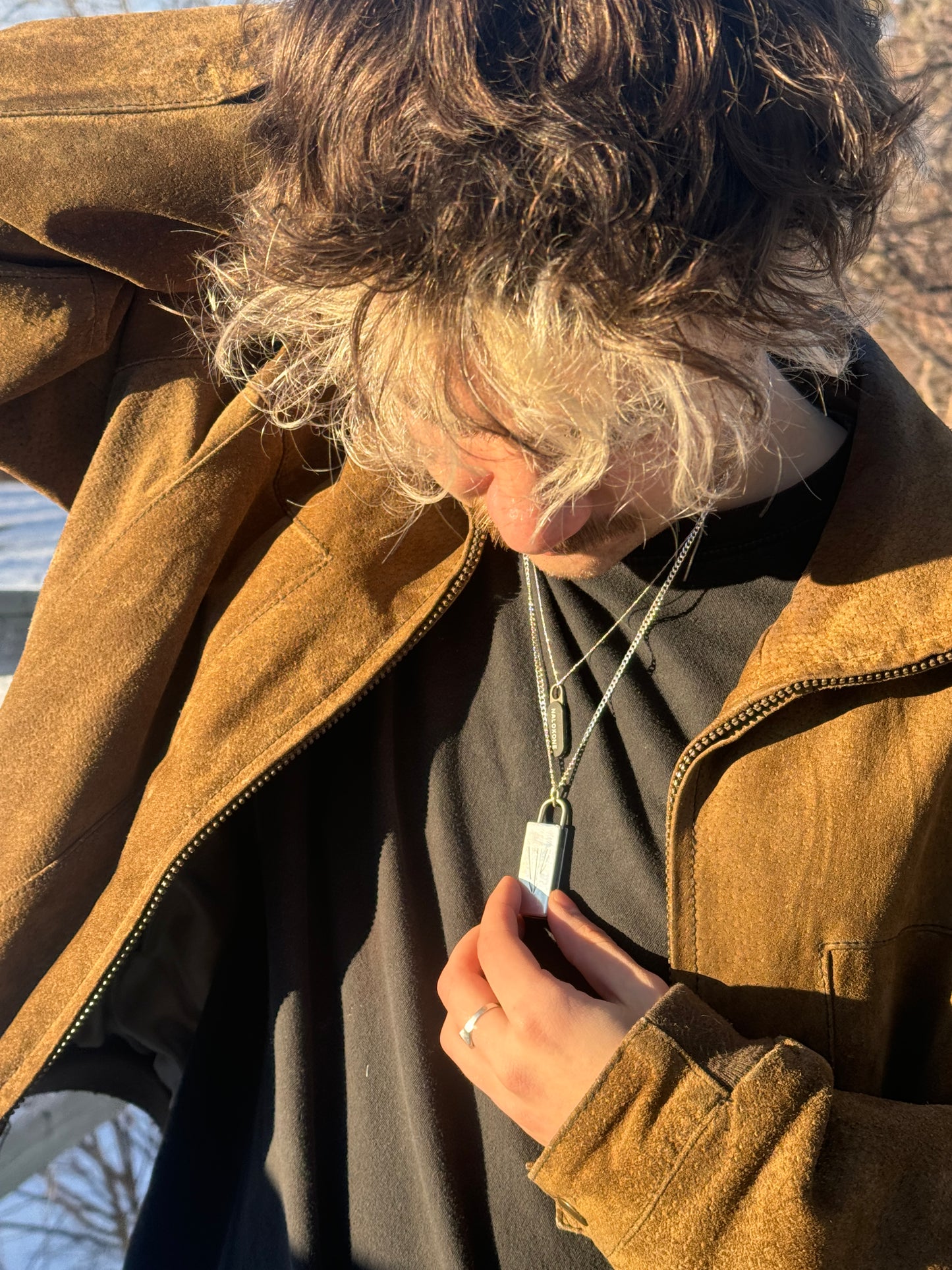 USB Necklace - Sterling Silver