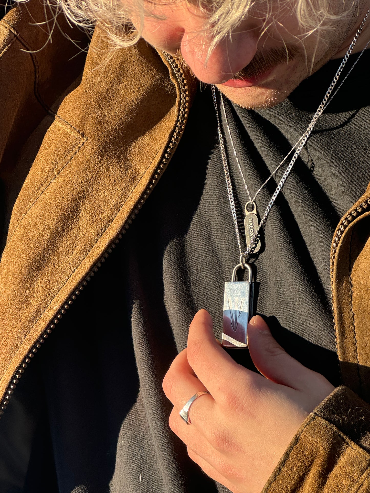 USB Necklace - Sterling Silver