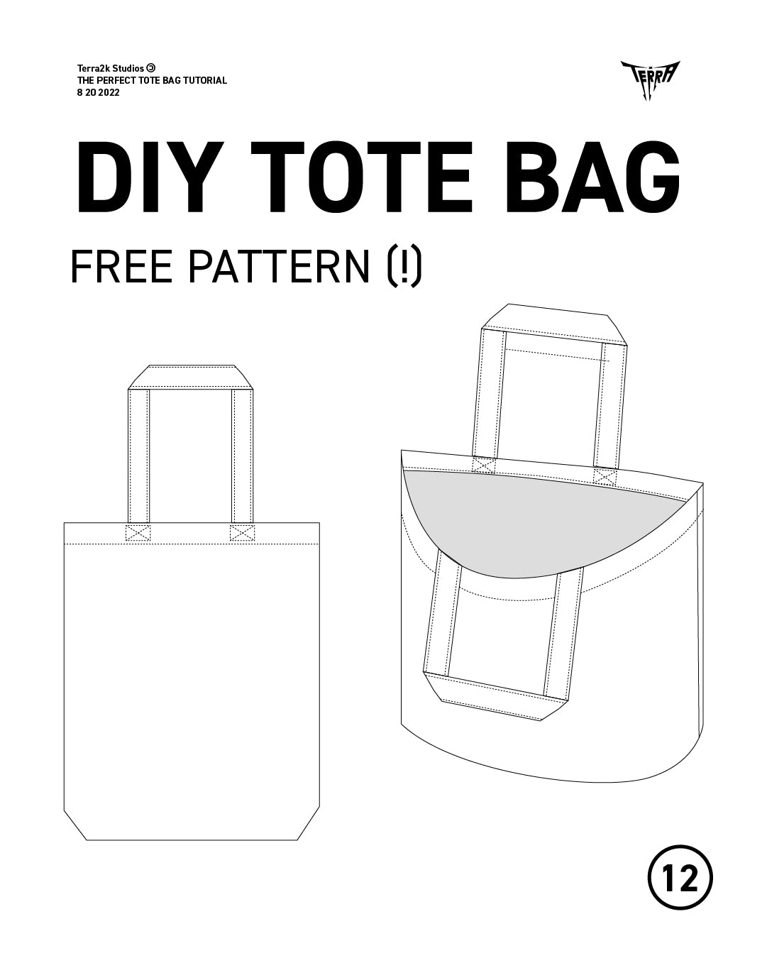 Tote Bag Pattern (FREE)