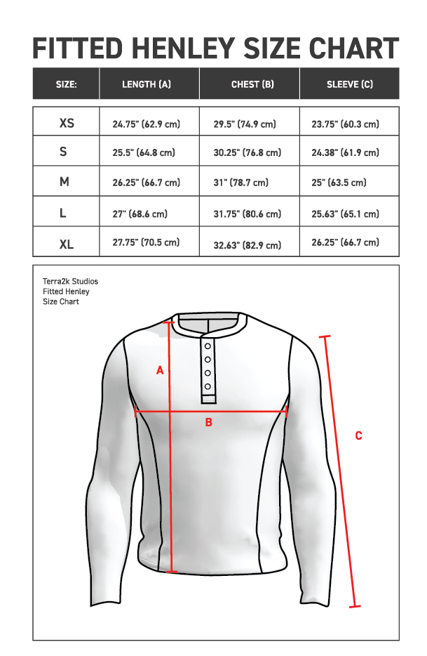 Fitted Henley Pattern