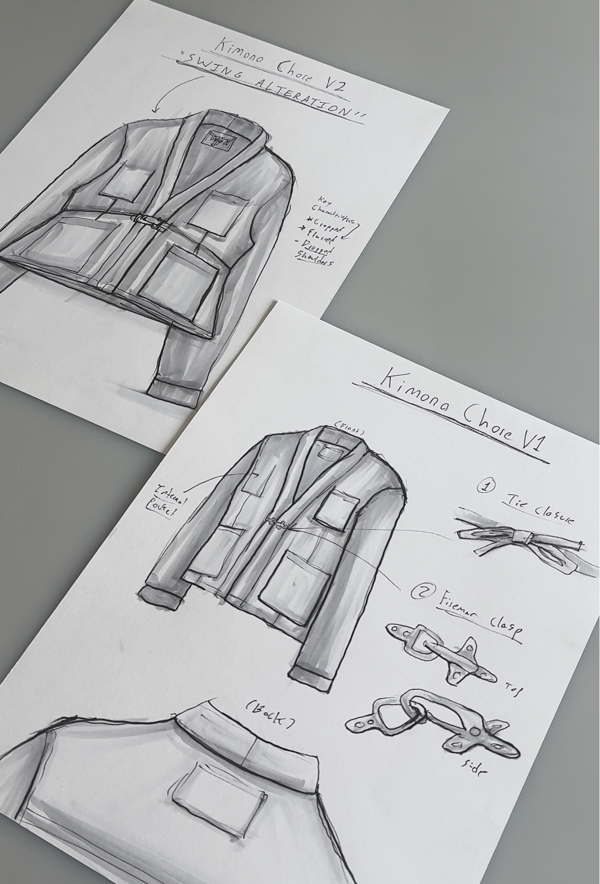 Kimono Chore Jacket Pattern