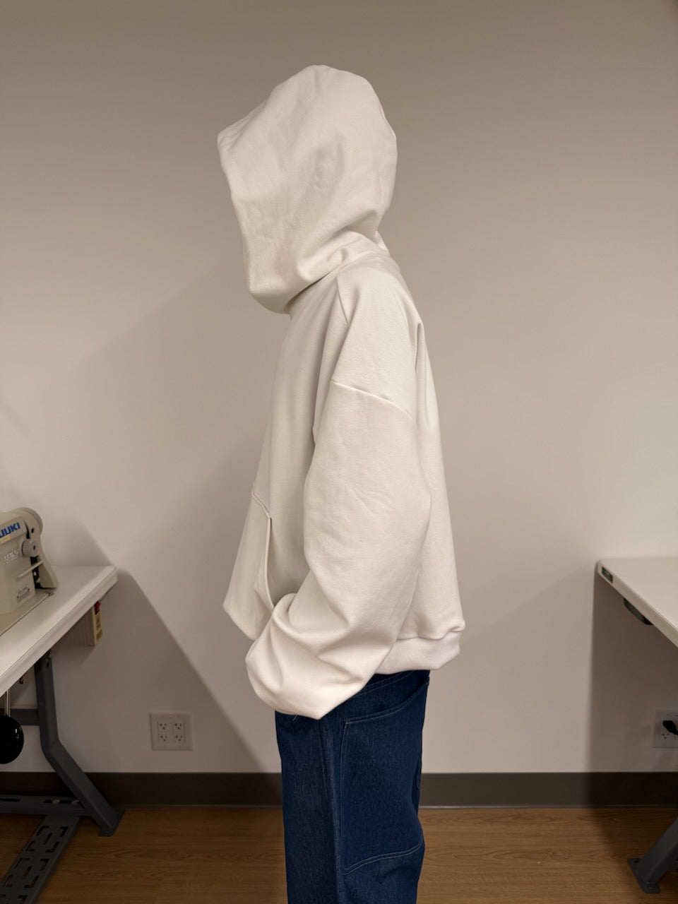 Dropped Shoulder Hoodie Pattern