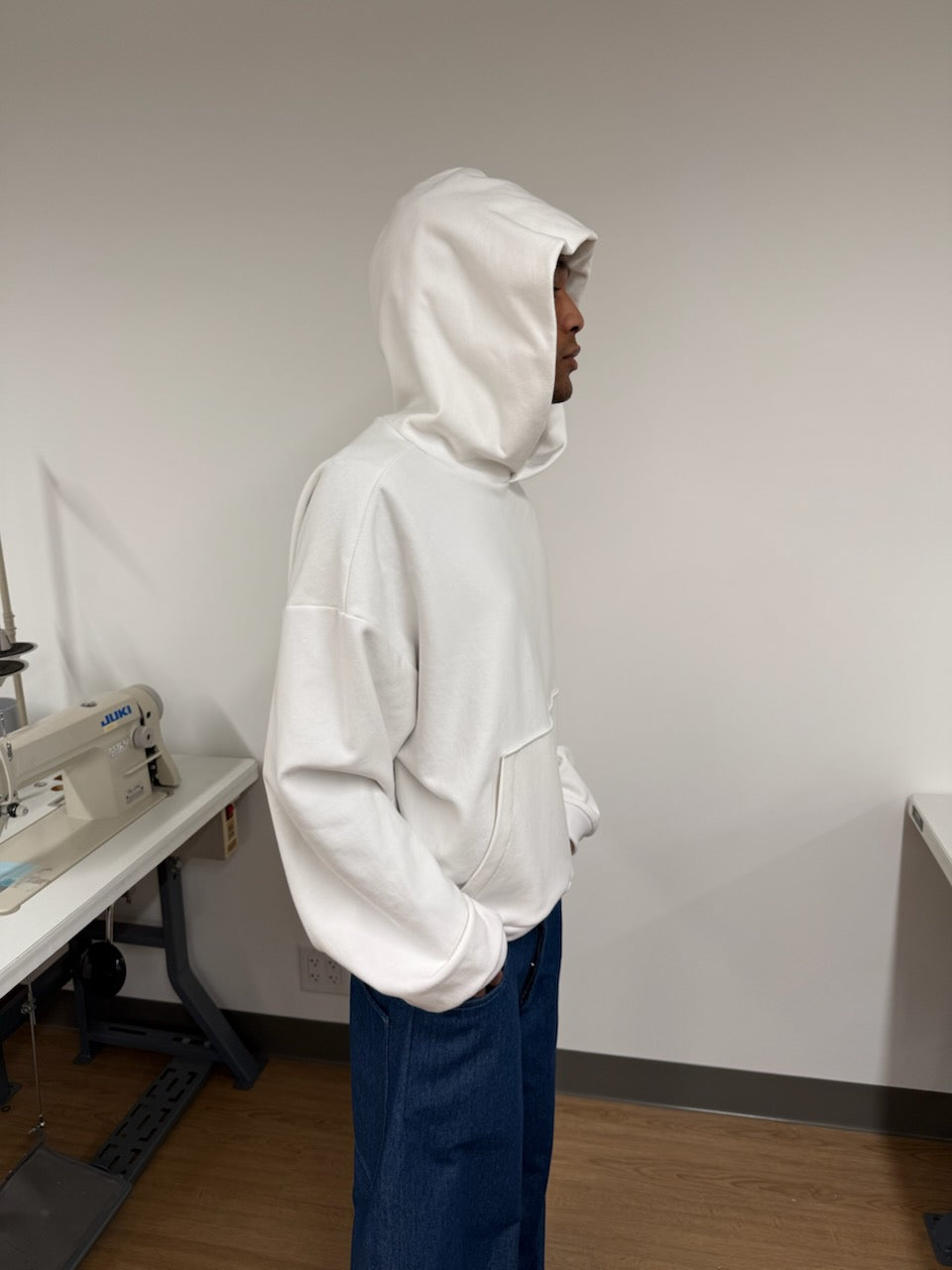 Dropped Shoulder Hoodie Pattern