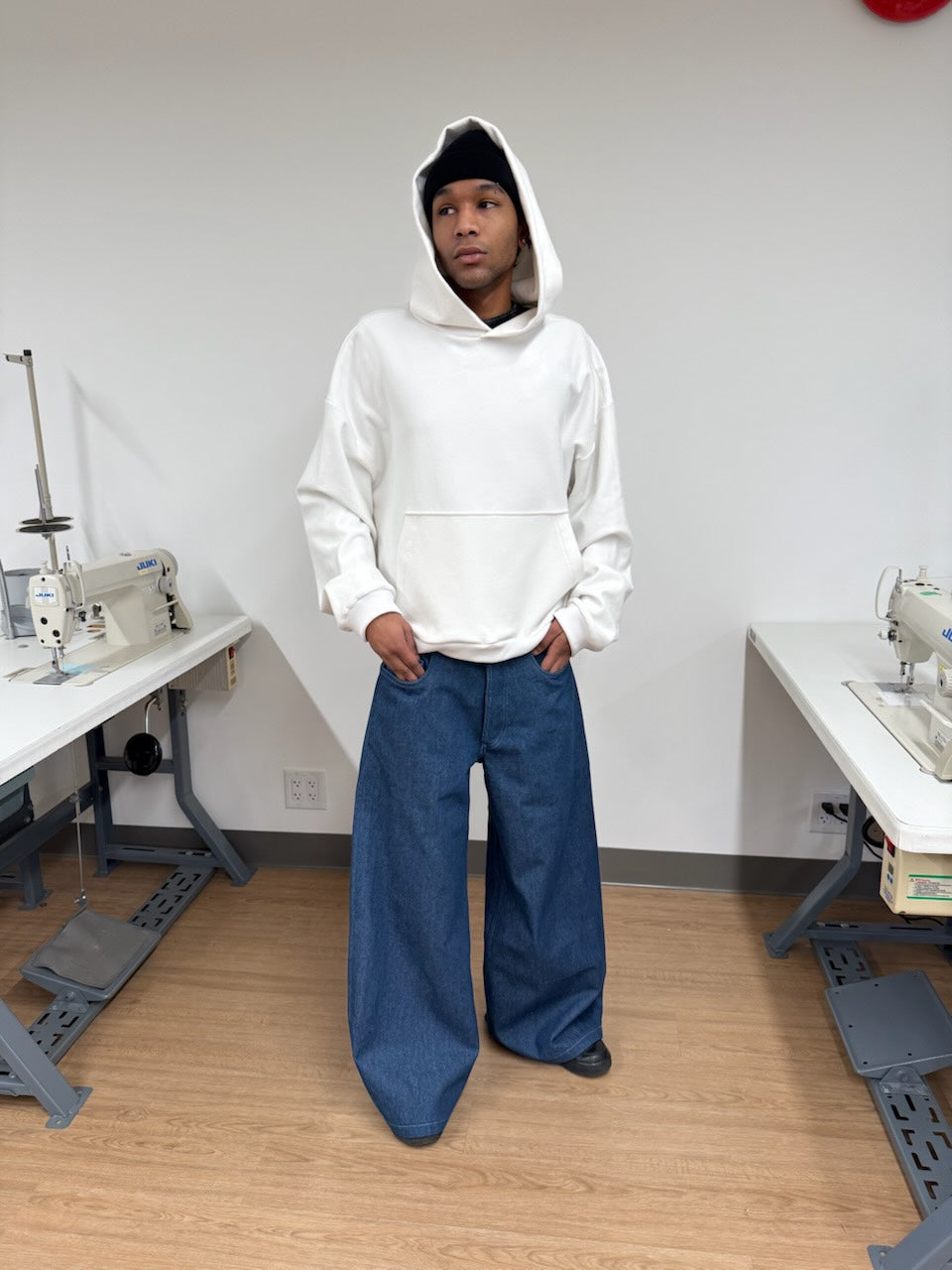 Dropped Shoulder Hoodie Pattern