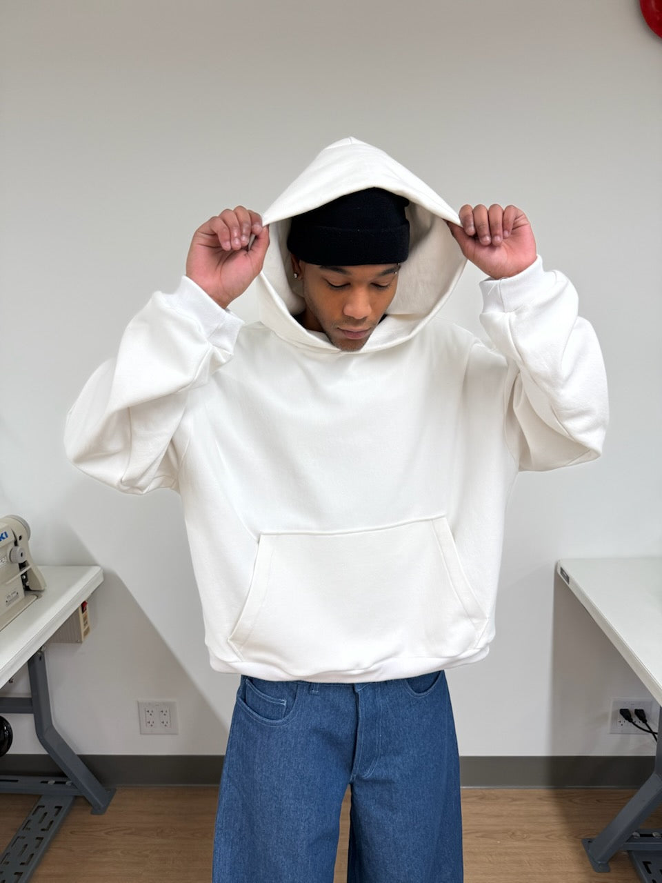 Dropped Shoulder Hoodie Pattern