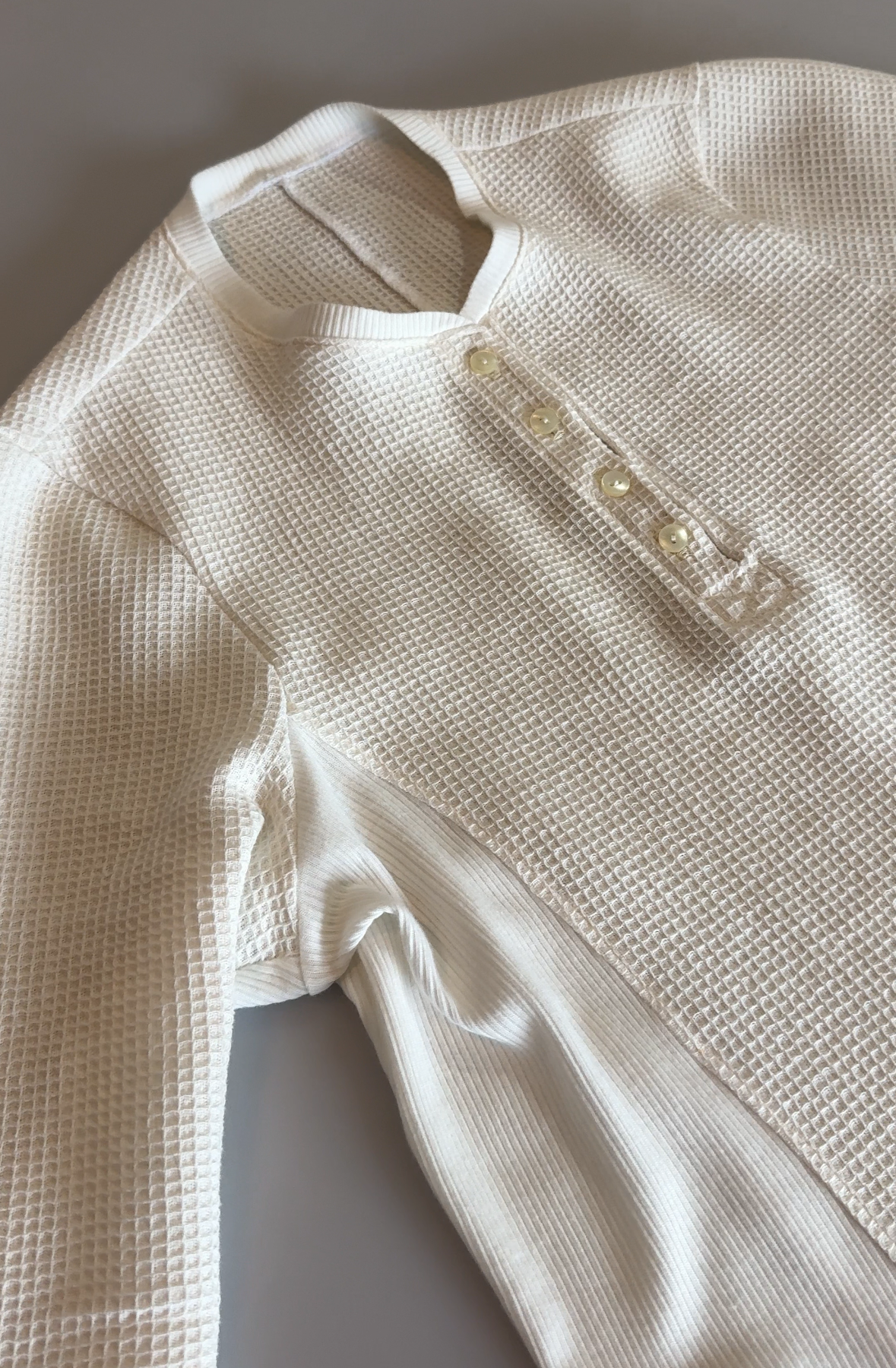 Fitted Henley Pattern