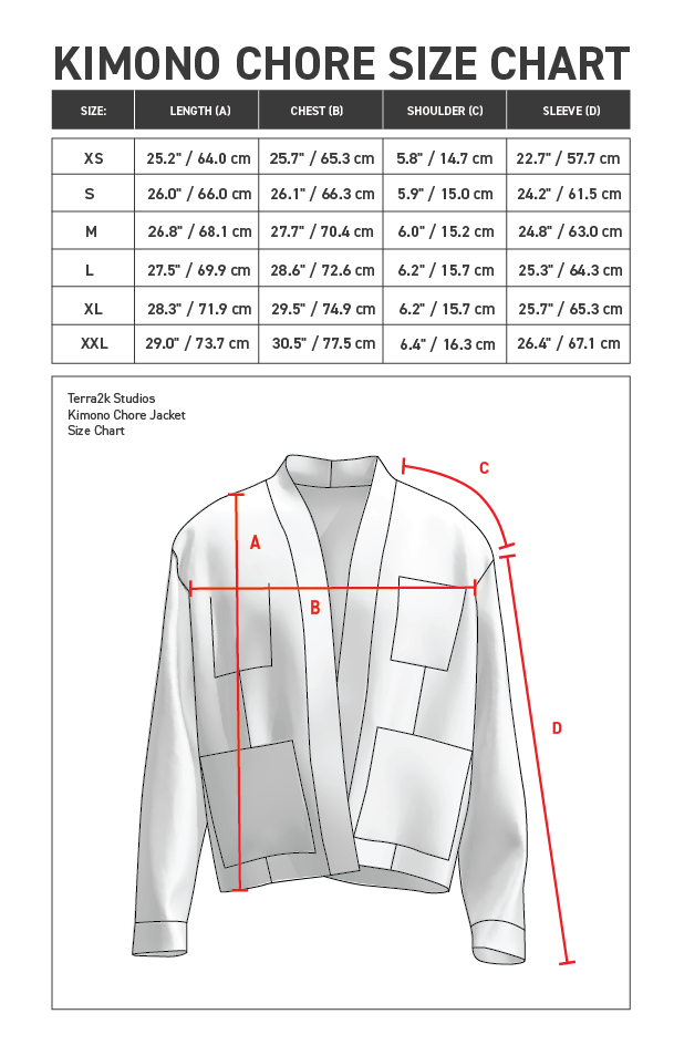 Kimono Chore Jacket Pattern