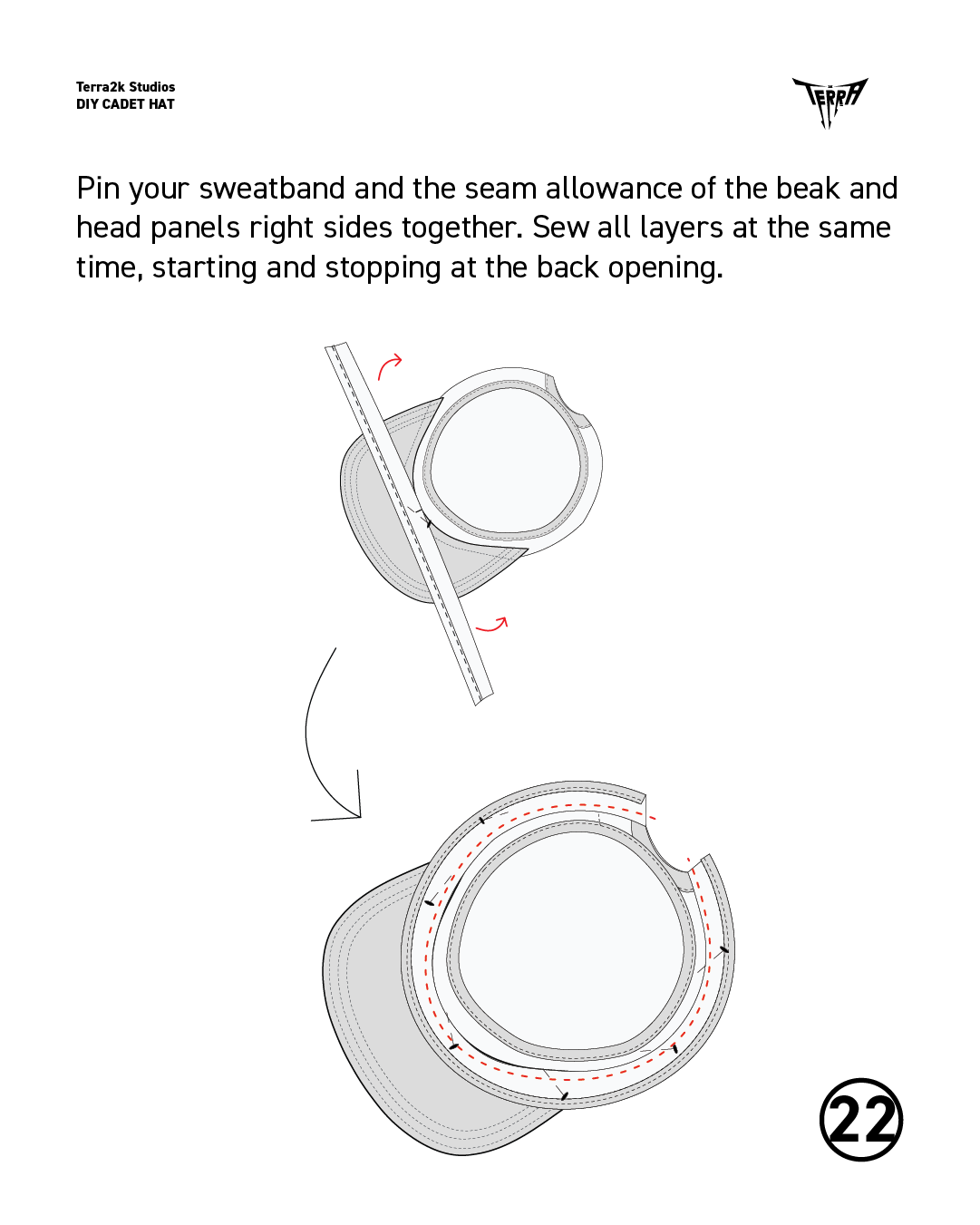 Cadet Hat Pattern