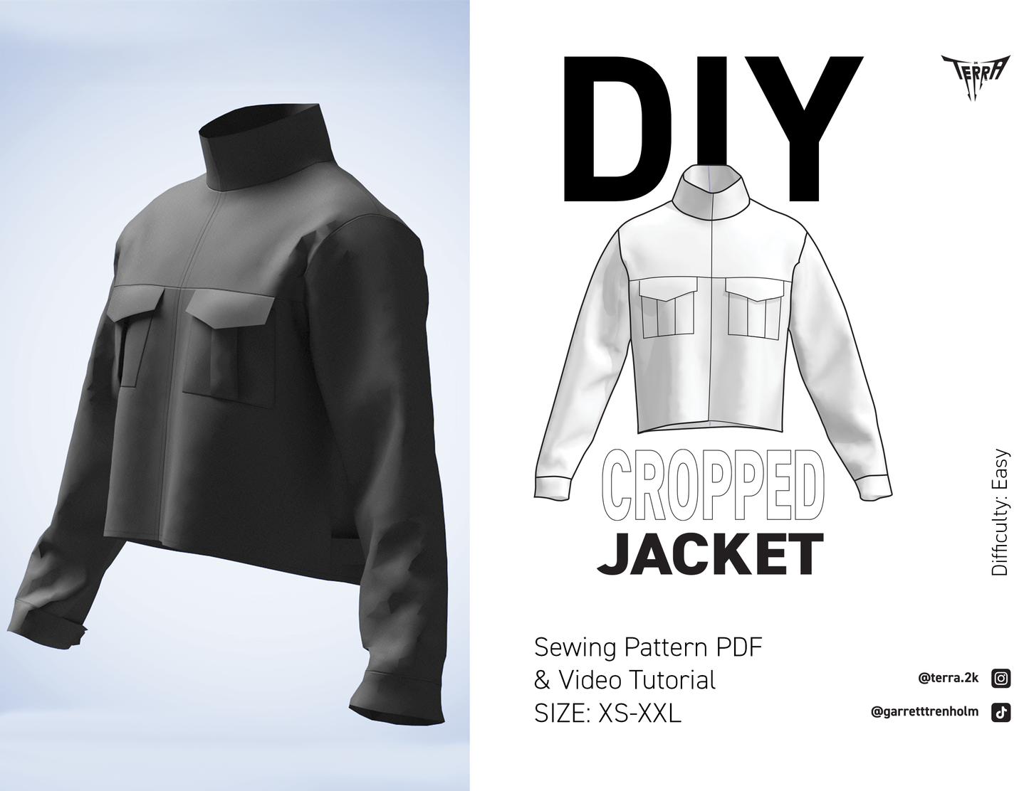 Cropped Jacket Pattern
