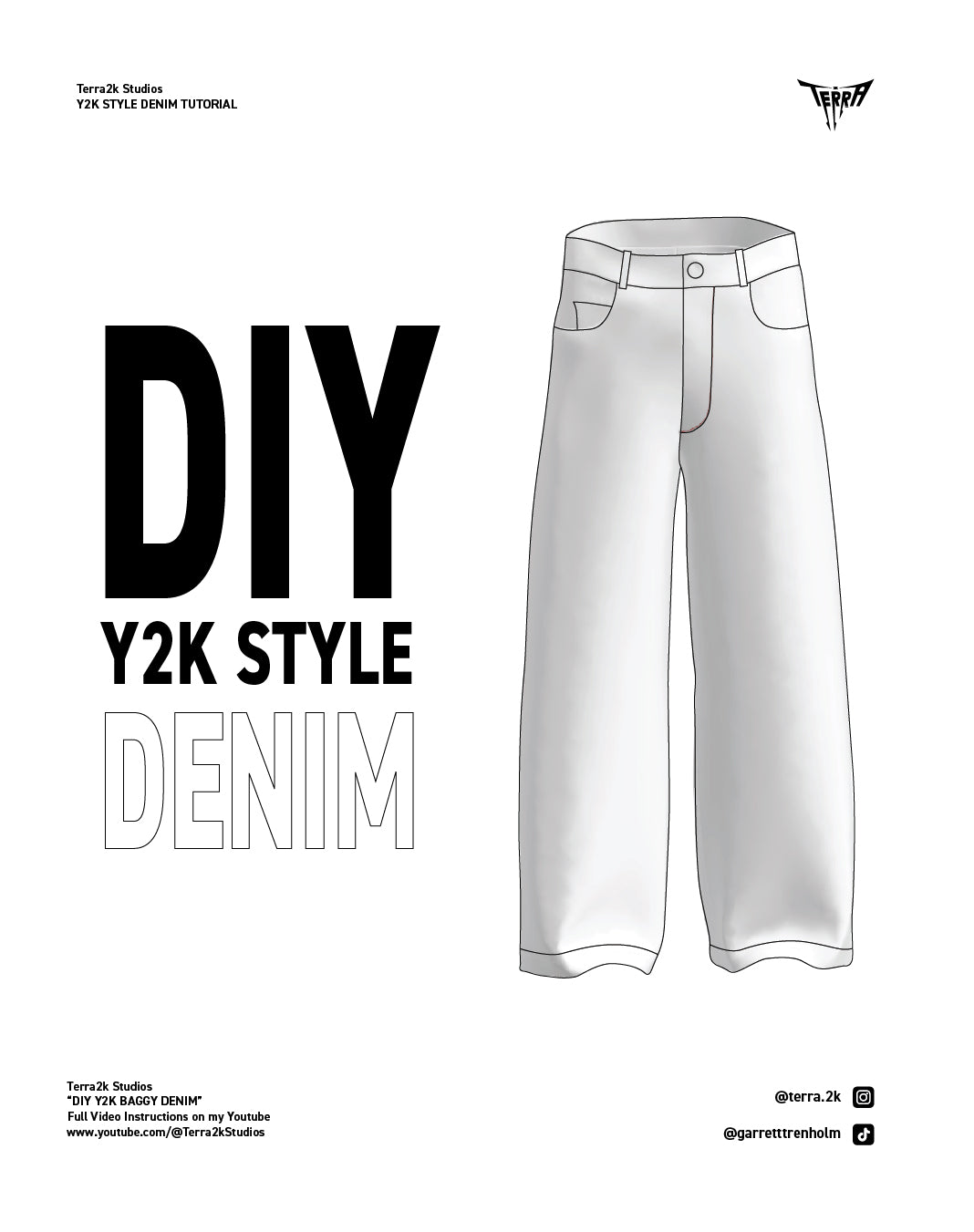 Y2K Denim Pattern