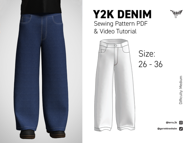 Y2K Denim Pattern