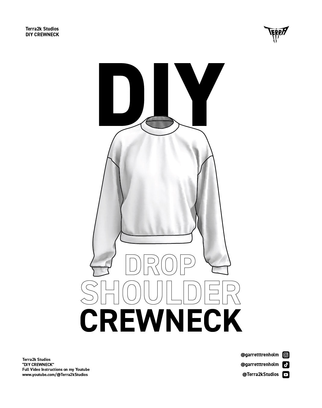 Crewneck Pattern (FREE)