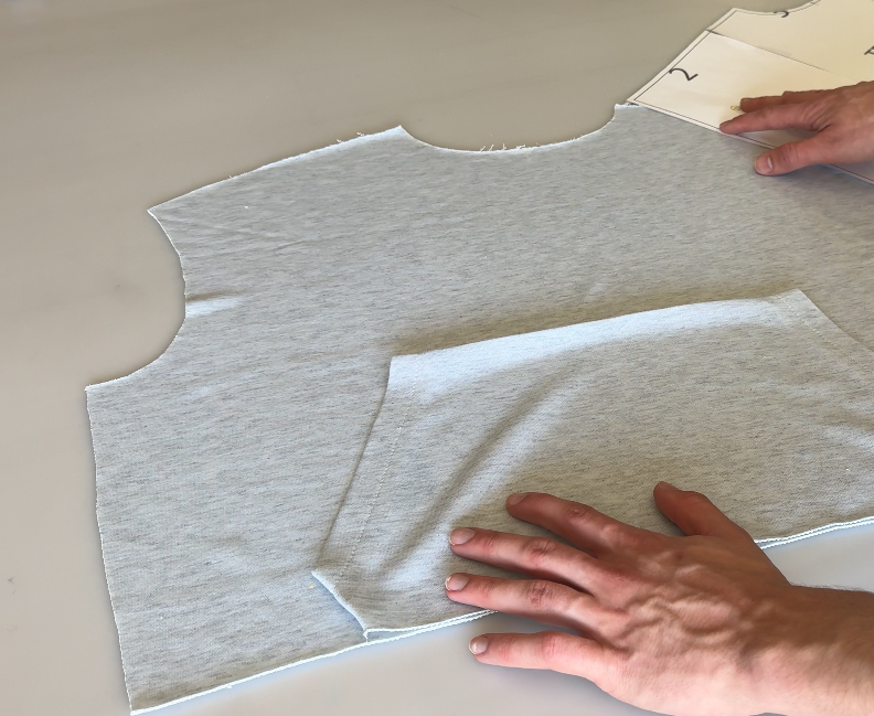 Dropped Shoulder Hoodie Pattern