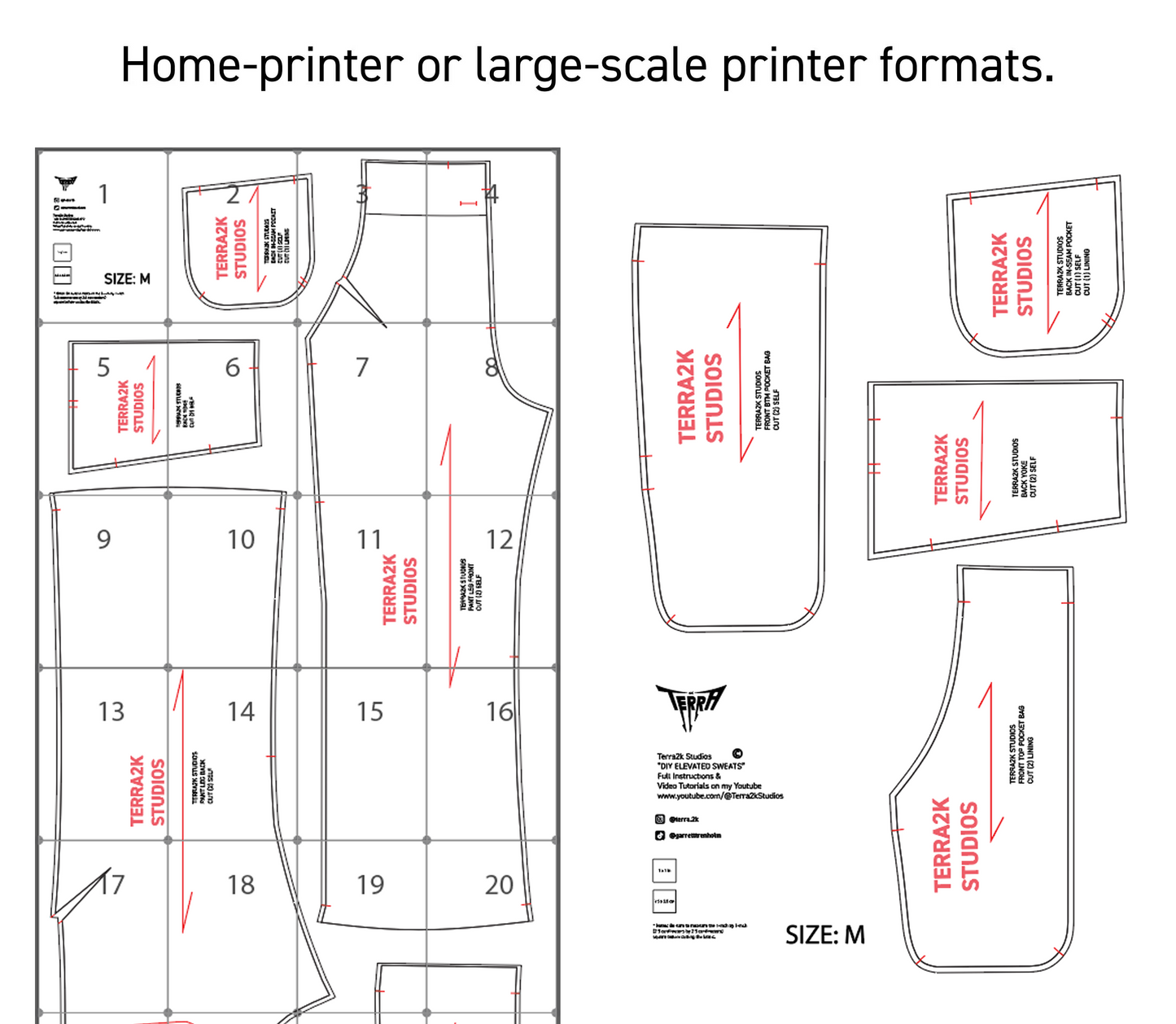 Elevated Sweatpants Pattern