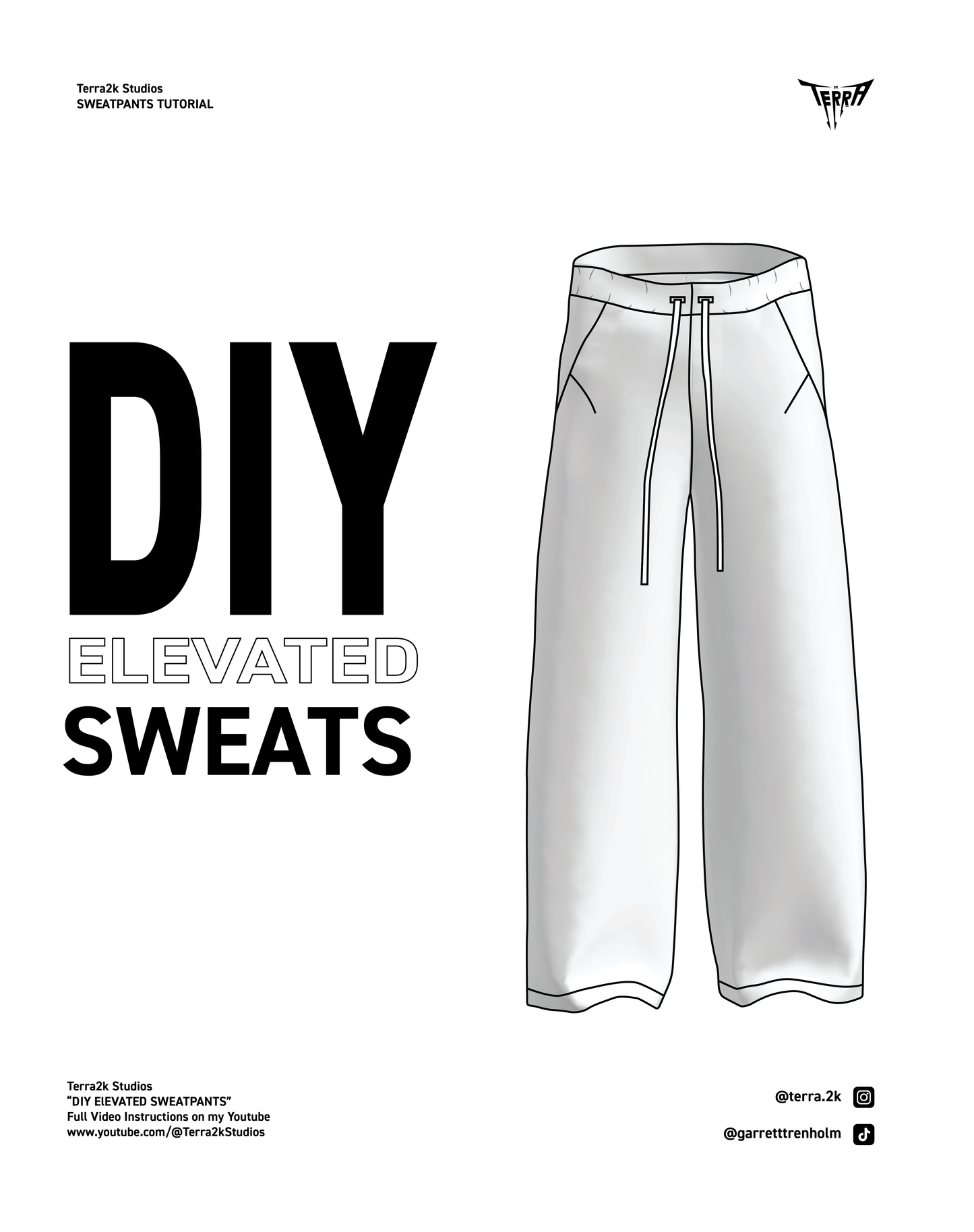 Elevated Sweatpants Pattern