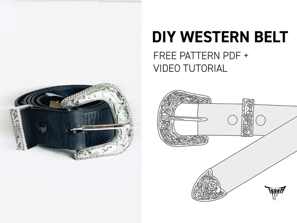 Western Belt Template (FREE)